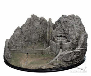 Kit Minas Tirith + Argonath Miniaturas 9cm Senhor Dos Aneis